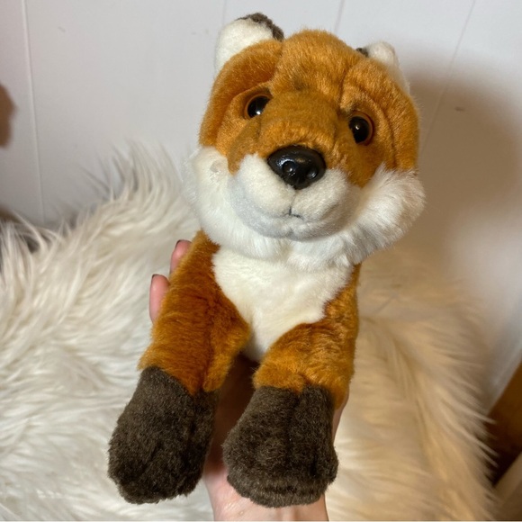 SOS Fox Plush Stuffed Animal Toy 12" Save Our Space Red Rare HTF Cute Wildlife - Picture 4 of 10